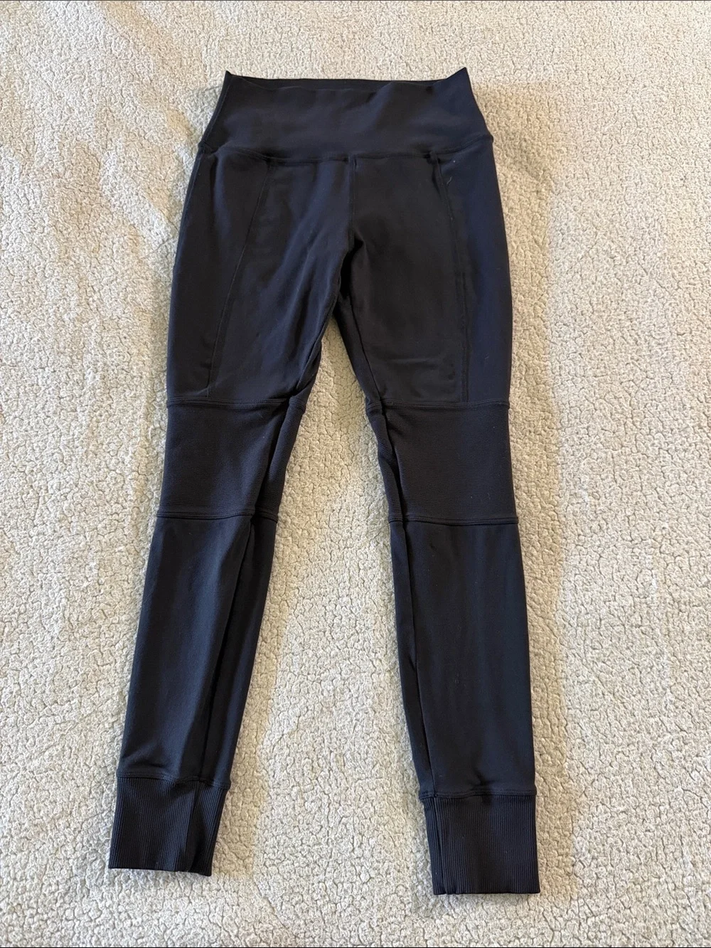 ALO Yoga Black Logo Active Leggings Size Medium